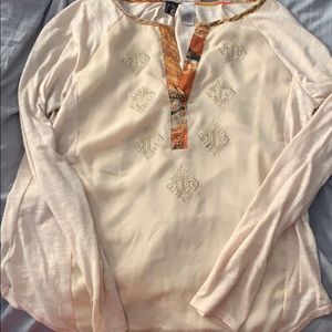 Cream color blouse